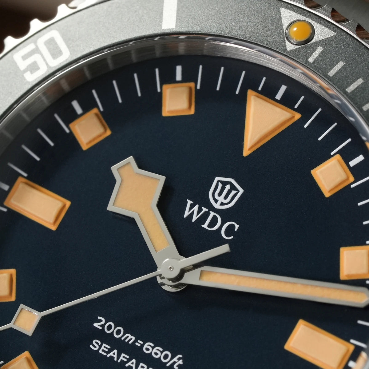 Watchdives WD5513Q Watch VH31 Sweep Second Movement Stainless Steel Sapphire Crystal Business Wristwatch Vintage Watches