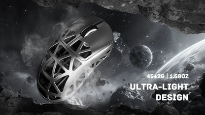 ATTACK SHARK R2 Tri-Mode Wireless Gaming Mouse, Ultra-Light Magnesium Alloy, PAW3950 Optical Sensor, 42000 DPI, 8000Hz Polling Rate, Programmable Gaming Mouse