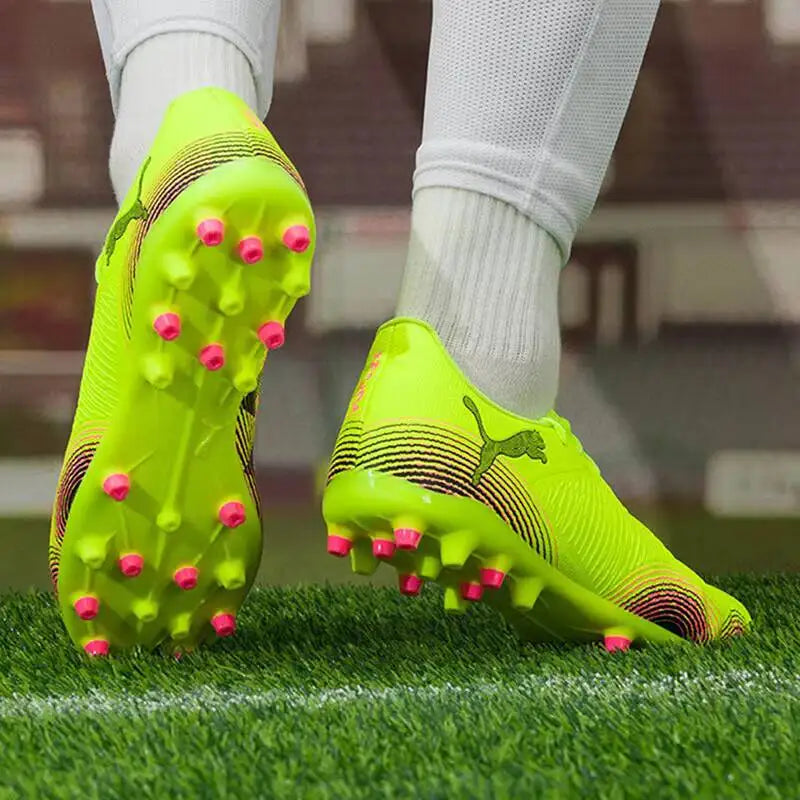 2026 New PUMA Men's MG Cleat Soccer Shoes 108376-03 Synthetic Leather Control Texture Football Boots