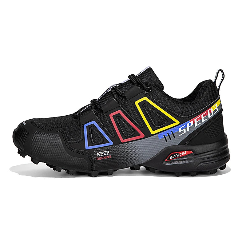 Men Waterproof Hiking Shoes Wear-Resistant Outdoor Shoes Leather Hiking Hunting Tactical Sports Shoes Men