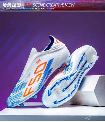 New Men's Soccer Shoes Grass Football Boots Ultralight Sport Comfortable Indoor Cleats Non Slip Fg Turf Futsal Adult Non-Slip