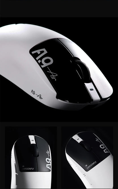 Ratón gaming inalámbrico ATK Dragonfly A9 Ultimate A9 Air PAW3950 ultraligero ergonómico para esports FPS CSGO A9 Ultra