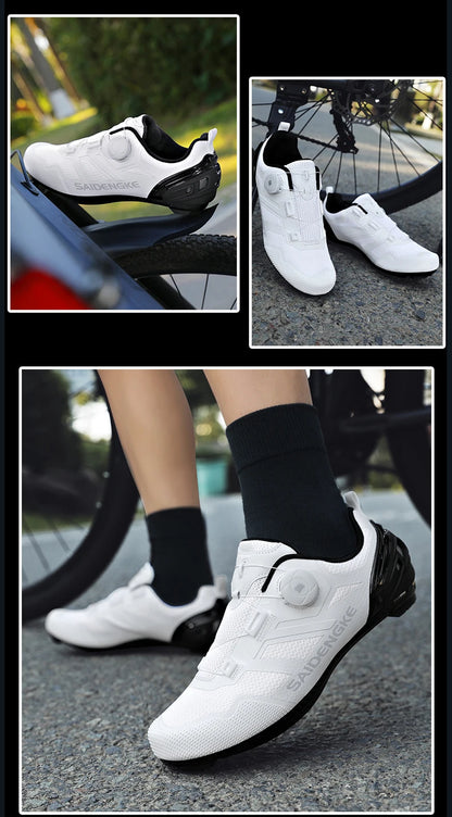 Unisex New Cycling Shoes Professional Lightweight Luxyry Original Road Rubber MTB Racing Bicycle Fashion Bike Street Sports
