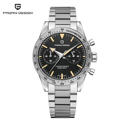 2026 New PAGANI DESIGN Retro Mens Watches Moon Quartz Watch For Men Speed Sports Chronograph AR Sapphire VK64 Clock Reloj Hombre