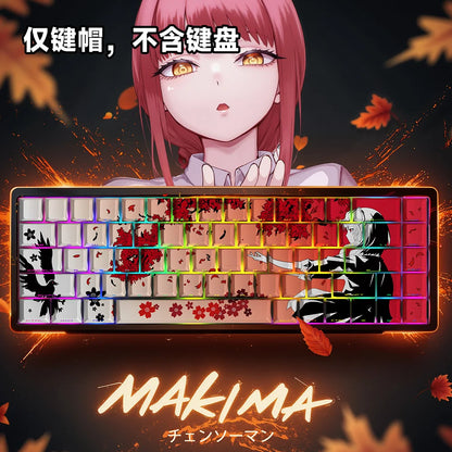 Machima Keycap PBT Cherry Side Engraved Translucent Keyboard Keychain Compatible with MX Switch Gaming Mechanical Keyboard