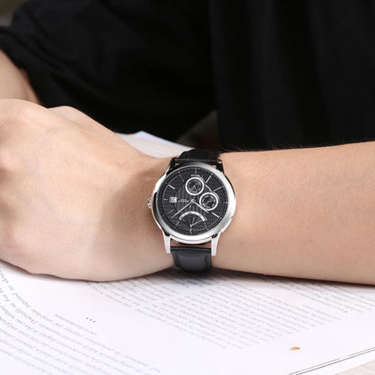 BERNY Luxury Automatic Mechanical Watch for Men Calendar Sapphire MIYOTA 9110 Dress Business Wristwatch High-end Men's Watches