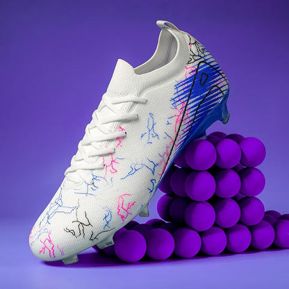 New Men's Football Boots Non-Slip Soccer Shoes Training Sneakers FG Top Quality Cleats Wholesale Drop Shipping Unisex Adult