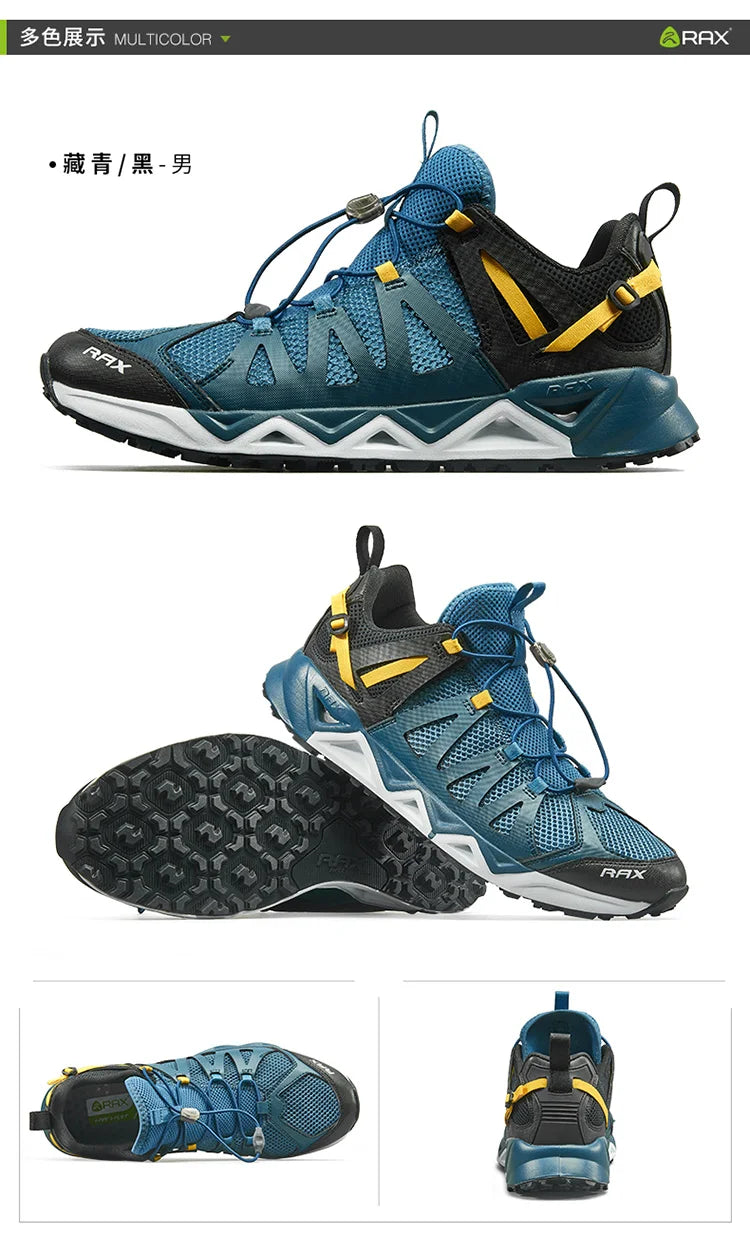 RAX Upstreams Aqua Shoes for Man Outdoor Sports Sneakers for Male Outdoor Summer Beach Sandals Fishing Shoes  Swimming Shoes