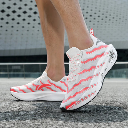New Summer Original Mens and Womens Sports Shoes Lightweight Marathon Running Shoes Breathable Foot Protection Walking Shoes