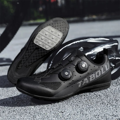 Lock-Free Cycling Shoes Flat Pedal Shoes Men Bike Cleat Sneaker MTB Bicycle Biking Women Breathable Indoor Boots