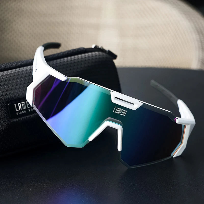 Lameda Outdoor Cycling Glasses Sports Polarized  Road Bike Glasses Mountain Bicycle Sunglasses Cycling Goggles Eyewear Goggles W