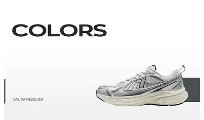 Xtep Juechen Vintage Running Shoes For Women 2025 Spring Fashion Casual Sports Shoes  Stability Daily Sneakers 875118110028