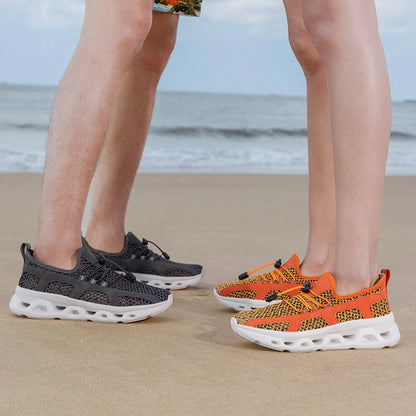 2026 Men Women Quick-Dry Wading Shoes Water Breathable AquaIn Upstream Antiskid Outdoor Sports Wearproof Beach Sneakers 39-46