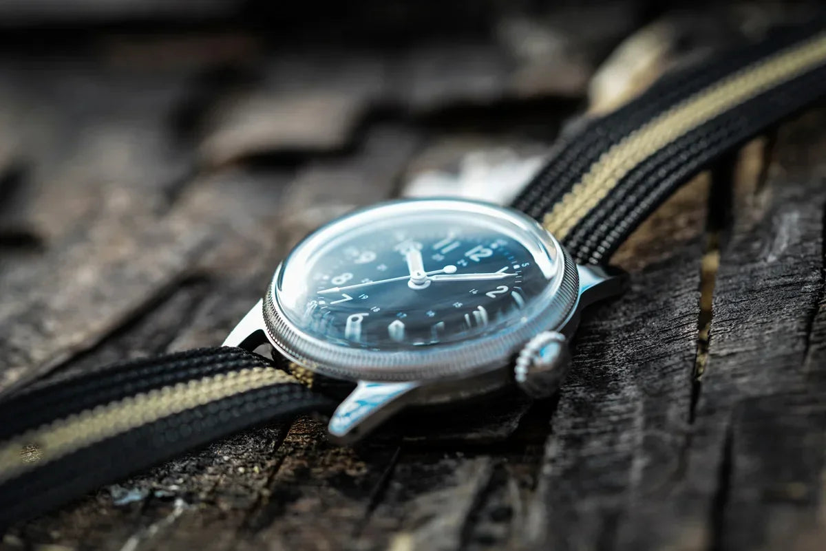 RDUNAE RA05 Vintage Military Watch 2035 Movement Quartz K1 Mineral Glass Crystal Stainless Steel Luminous Waterproof Men Watches
