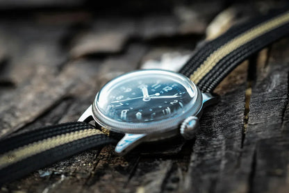 RDUNAE RA05 Vintage Military Watch 2035 Movement Quartz K1 Mineral Glass Crystal Stainless Steel Luminous Waterproof Men Watches