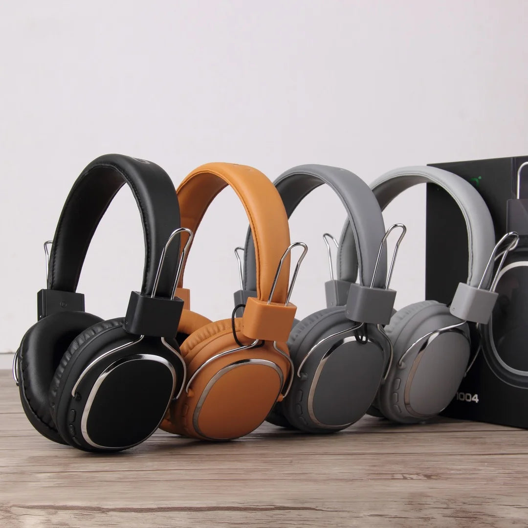 SODO SD-1004 Wireless Bluetooth 5.3 Headphones, Foldable HiFi Stereo Over-Ear Headphones with Mic, 40mm Driver, TF Card & FM Radio