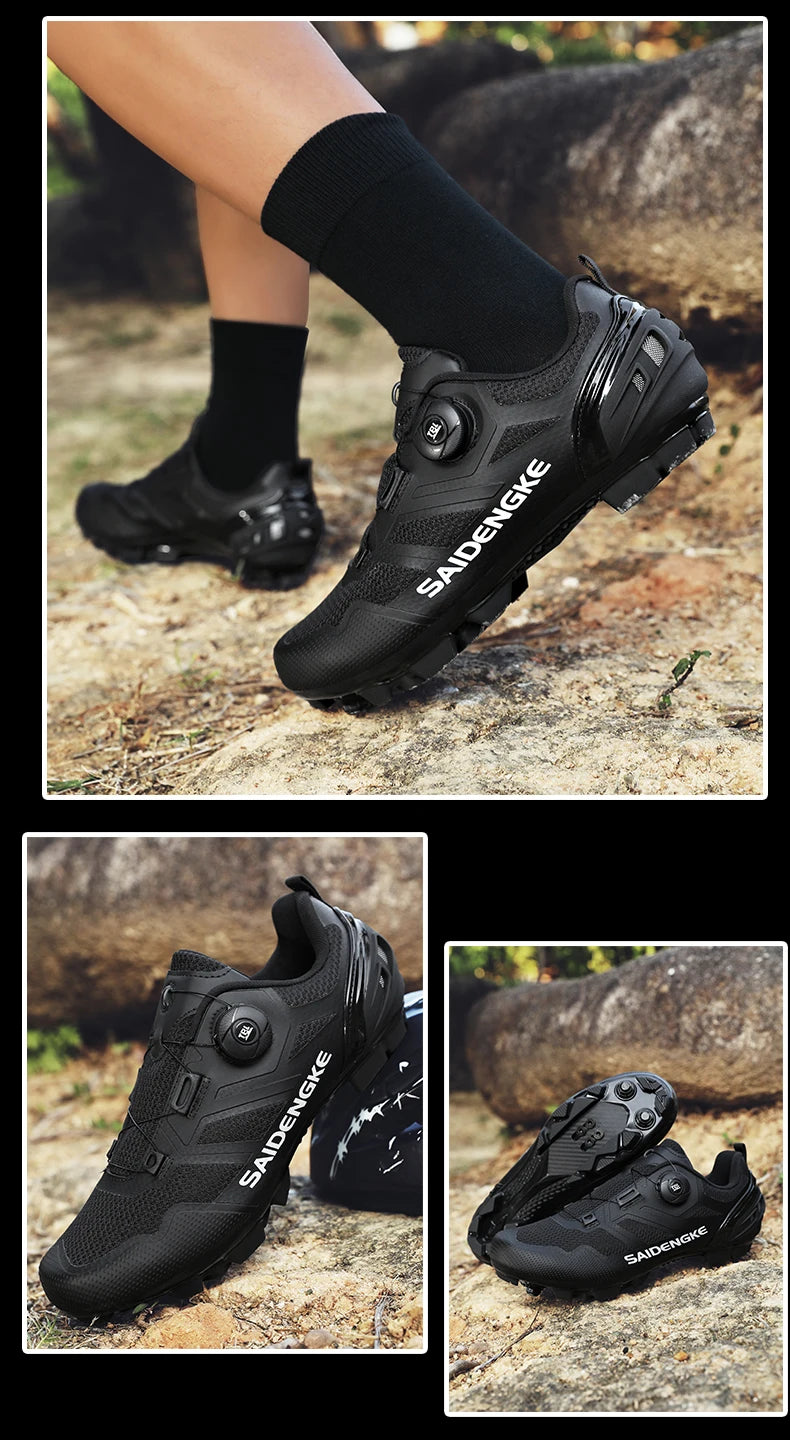 Unisex New Cycling Shoes Professional Lightweight Luxyry Original Road Rubber MTB Racing Bicycle Fashion Bike Street Sports