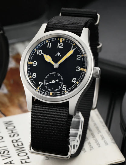 Militado D12 Quartz Watch Men VD78 Movement Domed Sapphire Crystal V2 Clear AR Coating Wristwatch 10Bar Water Resistance Watches