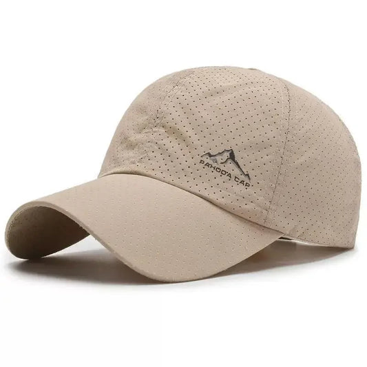 Lightweight and breathable men's outdoor sun shading baseball cap, women's solid color sun protection duckbill cap, sun hat