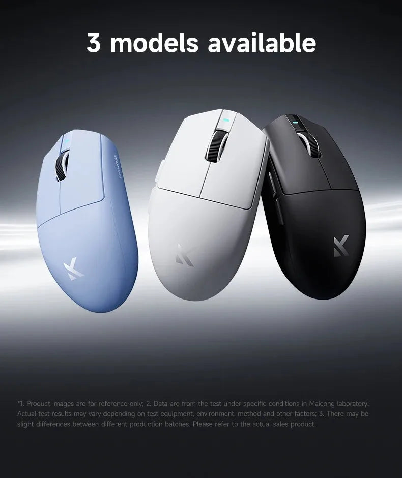 MCHOSE G3 V2 Pro Wireless Gaming Mouse, PAW3395 Three-Mode Bluetooth Gaming Mouse, Lightweight 59g Wireless Gaming Mouse for Esports, Office & PC