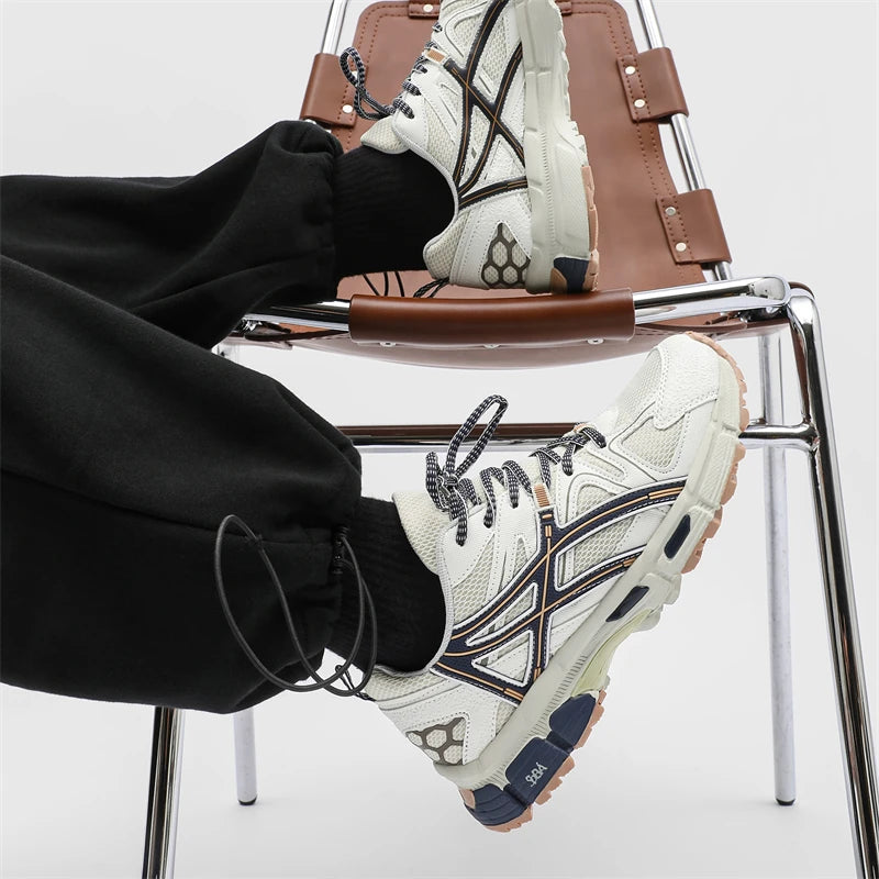 New Men Casual Shoes Outdoor Breathable Running Fashion Walking Leisure Lace-up Jogging Loafers Brand Sneakers Blade Comfortable