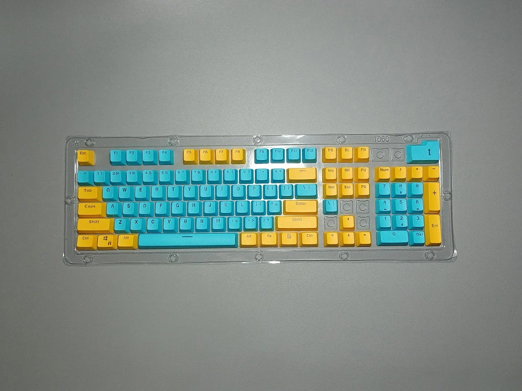 Good Pbt Oem Keycaps 61/87/104keys Custom RGB Player Backlit Double Shot Keycaps Gaming Accessories Ergonomic Teclado Pink/Black