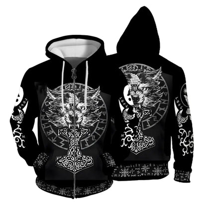 Autumn Sweatshirt New In Hoodies & Sweatshirts Comfortable Fashion Skull Print Keep Warm Clothing Man Hoodie Men's Clothing Tops, produit gaming premium Fraquane, produits de luxe