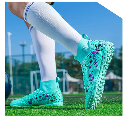 New Men Professional Soccer Shoes Non-slip Football Boots Unisex Breathable Futsal Sports New Cleats Drop Shipping Ultralight