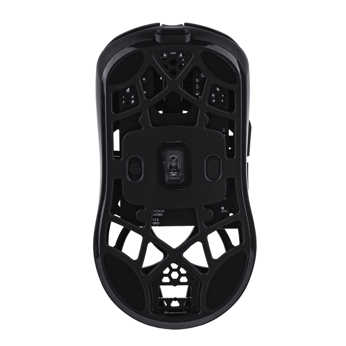 Mouse da gaming wireless EPOMAKER Carbon X cablato/2.4G/BT, da 400 a 30,000 DPI regolabili, con sensore PAW3950 per PC/Mac/Linux