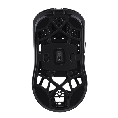 Mouse da gaming wireless EPOMAKER Carbon X cablato/2.4G/BT, da 400 a 30,000 DPI regolabili, con sensore PAW3950 per PC/Mac/Linux