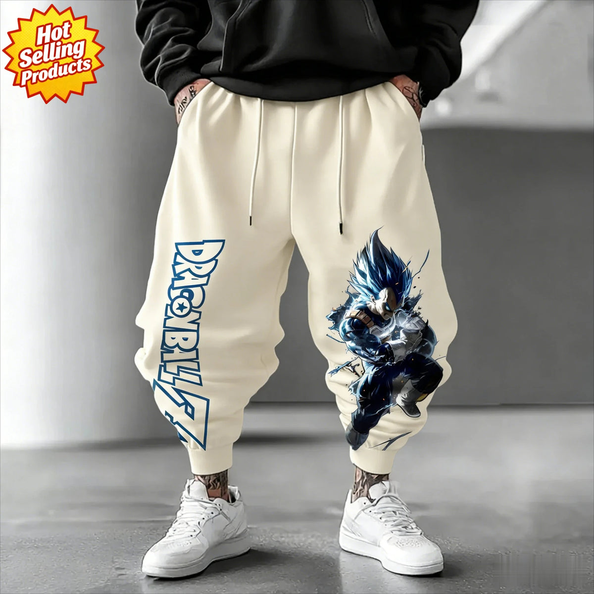 2026 Dragon Ball Vegeta Multi-color Leg Trousers Men's Women's Retro Trend Versatile Sports Jogging Fitness Outdoor Sports Wear