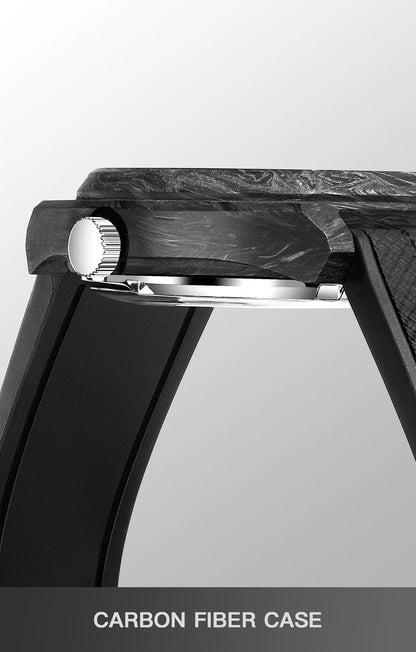 Leuchtende Automatikuhr aus Carbonfaser, 40 mm, Luxus-Taucheruhr, 100 m wasserdicht, Automatikuhr für Herren, Japan Miyota 8215 Uhrwerk