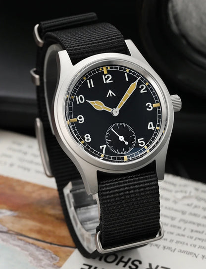 Militado D12 Quartz Watch Men VD78 Movement Domed Sapphire Crystal V2 Clear AR Coating Wristwatch 10Bar Water Resistance Watches