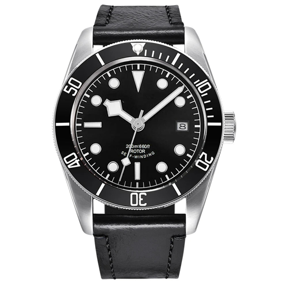 Luxury Customizable Logo Waterproof Japan nh35 Automatic Mechanical Wristwatch Full Steel Sapphire Men Watch Dress Male Clock