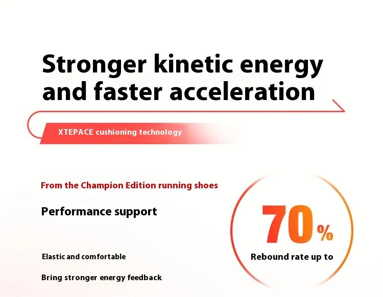 Xtep Five Speed 2.0 running shoes for men, autumn comfortable sports shoes, jogging cushioning sneakers 876319110001