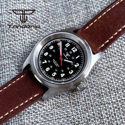 Tandorio 36mm Fashion 20BAR Automatic Dive Pilot Watch for Men Ladies NH35/PT5000/Miyota8215 Movt Sapphire Wristwatch Green Lume