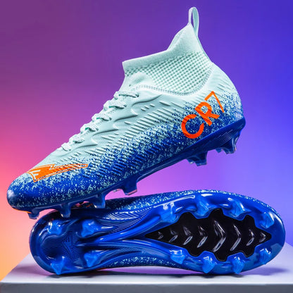 Autumn Hot Selling Shock-absorbing Adult Football Shoes Soft and Stable Sports Shoes Rebound Wrapped Lightweight Nail Shoes