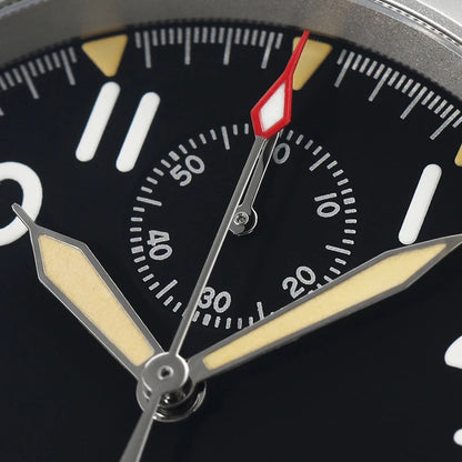 Militado ML1868 Watch - VK61 Quartz Movement 100m Waterproof Watches Men Stainless Steel Chronograph Sapphire Crystal Wristwatch