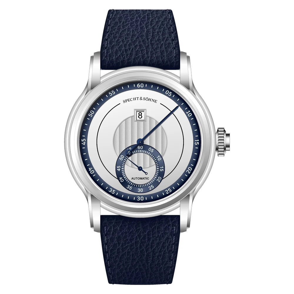 2026 New Luxury Specht & Söhne Jump Hour Watches Automatic Mechanical Watch For Men Sapphire Crystal Stainless Steel Wristwatch
