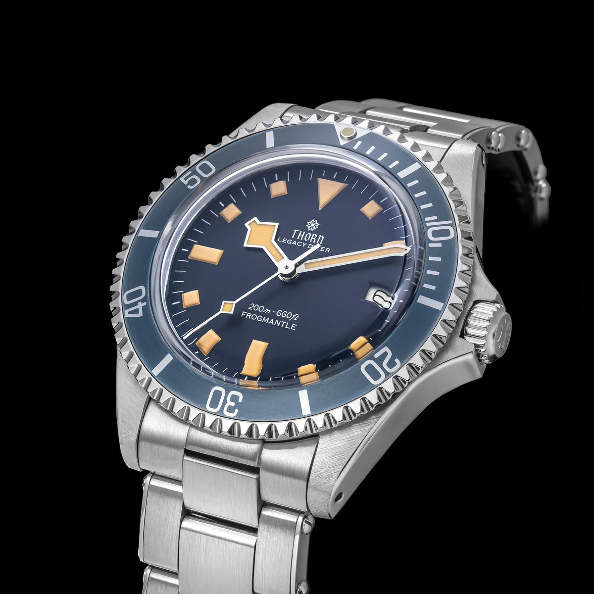 THORN T023 V2 40mm Men Watch 316 Stainless Steel PT5000 Automatic Movement Mechanical Watch Sapphire 200m Waterproof Writwatch