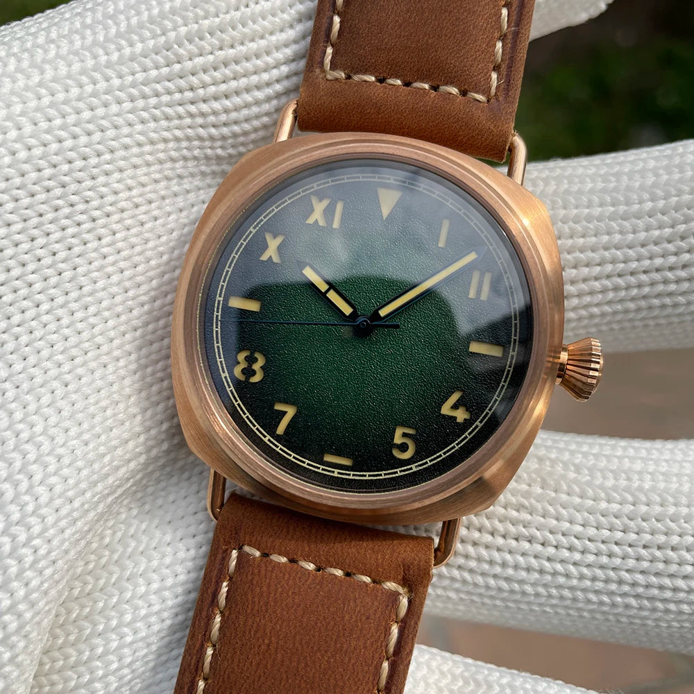 STEELFLIER Official SF760S Luxury Bronze Mechanical Watch NH35 Movt Sapphire Crystal Swiss Luminous 20Bar Waterproof Wristwatch