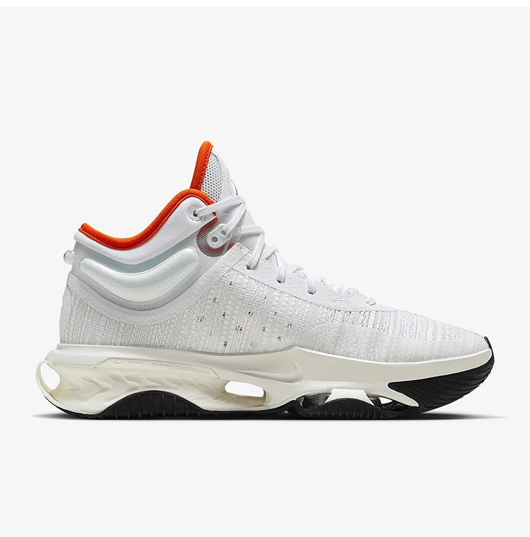 Nike genuine 2024 New Men's Cushioning Breathable Mid-top Basketball Shoes DJ9432-500