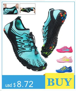 Men Women Water Shoes Aqua Shoes Drainage Beach Sports Swim Sandals Quick Dry Boating Barefoot Diving Fishing Surfing Sneakers