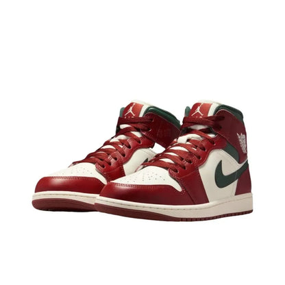 Nike Air Jordan 1 Mid Basketball Shoe Unisex - Classic Iconic Basketball Sneaker Comfortable and Versatile DQ8426-105