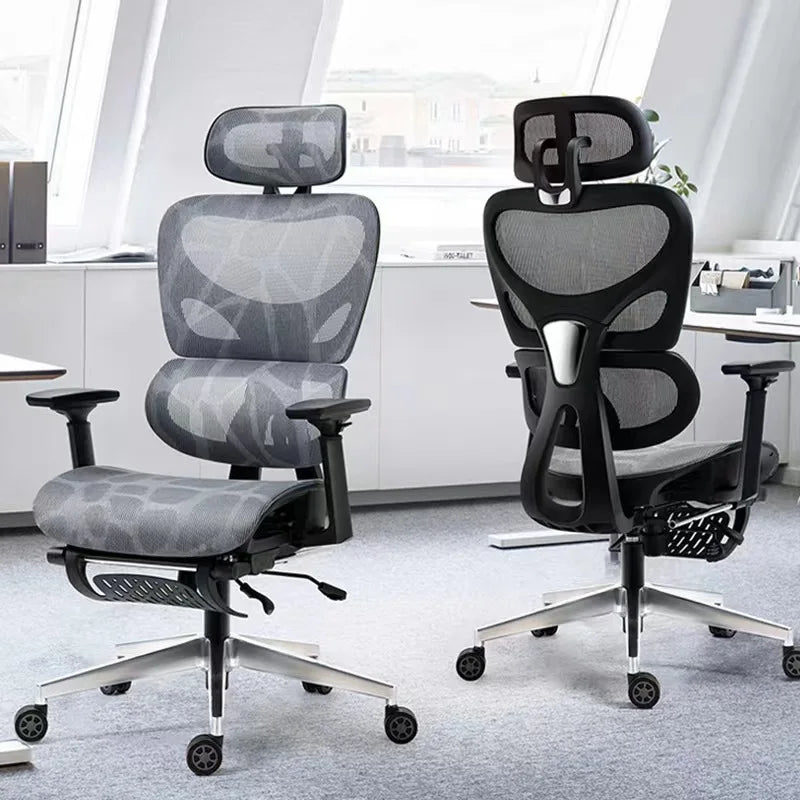 New E07 Pro Ergonomic Chair Sedentary Comfort Office Chair Home Study Gaming Chair Backrest Adjustable Seat with Footrest