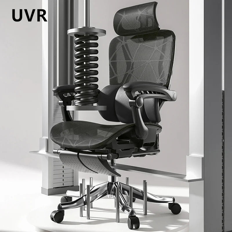 UVR Ergonomic Mesh Office Chair, Reclining Computer Chair with Adjustable Height, Swivel Executive Desk Chair, Comfortable Home Office & Gaming Chair