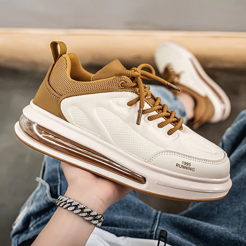 Men's Casual Sneakers, Luxury Trainer Shoes, Breathable Race Running Shoes, Fashion Loafers for Men.