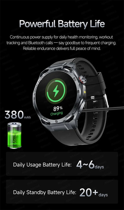 Smart Watch Men High-end Health Blood pressureblood oxygen lipids Uric acid Sapphire Smart watches Ai GPT Custom dial ECG 2026