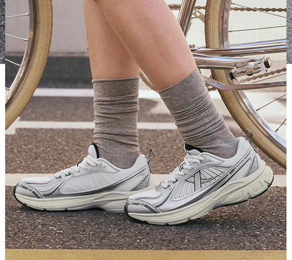 Xtep Juechen Vintage Running Shoes For Women 2025 Spring Fashion Casual Sports Shoes  Stability Daily Sneakers 875118110028