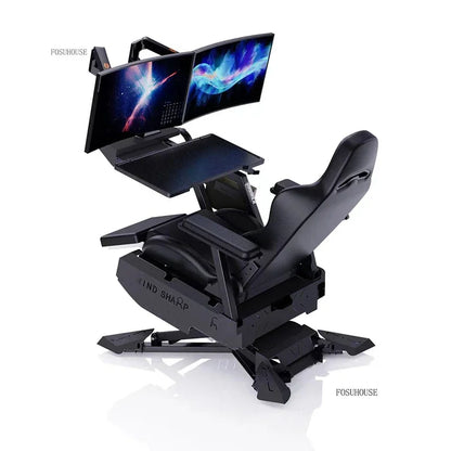 Zero Gravity Gaming Chair Ergonomic Office Chair, Multifunctional Computer Chair with Reclining Cockpit Design, Comfortable Office Gaming Chair